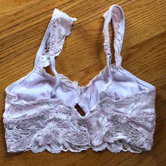 Aerie light pink lace bralette - Picture 2 of 6